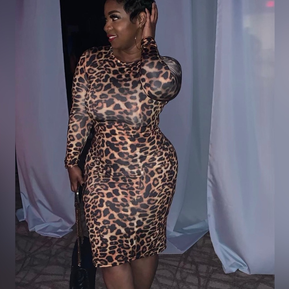 Leopard Midi Dress
